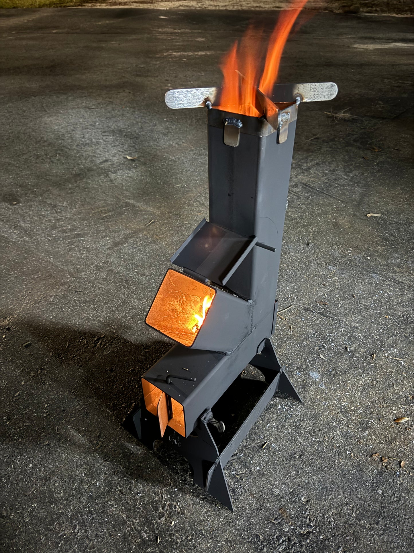 4" rocket Stove